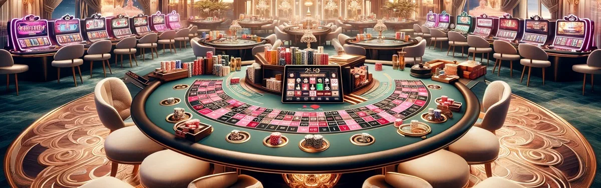 Pink Casino Table Games